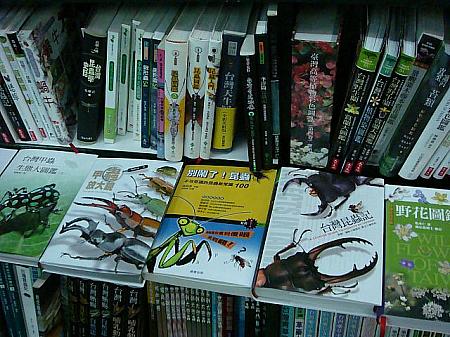 台湾の昆虫や花植物の図鑑や本
