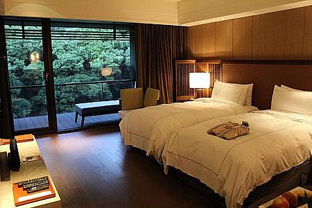 「麗禧温泉酒店」は新オープンのリゾートホテルで、こだわりの仕掛けがいっぱい！