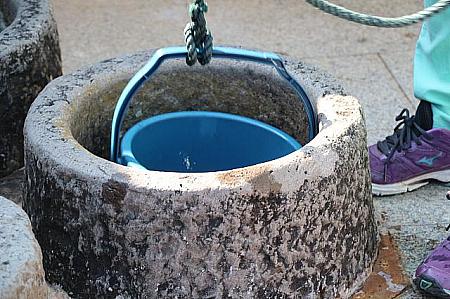 井戸の水はきれい、まだ使用しています、この周辺もいいところなので、本当はじっくり時間をかけて回りたいものです