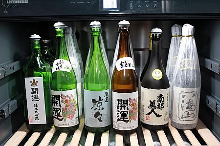 日本酒は30種類以上揃っています