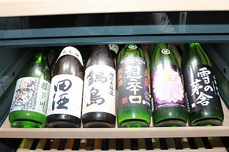 日本酒は30種類以上揃っています
