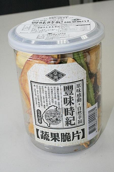 台湾綜合蔬果脆片（綜合野菜果物のドライチップス）
