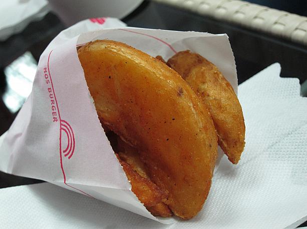 日本にはこの太っちょなポテトありますか？？台湾の方には人気です☆「金黃薯」と言って注文すれば食べられます♪