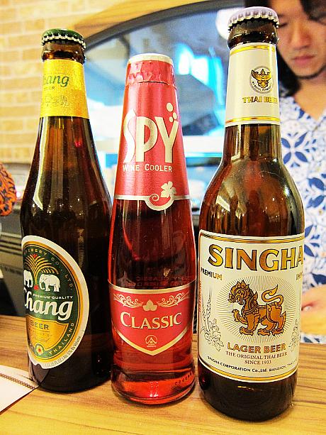 タイのビールも飲むことが出来ますよ～！