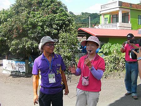 高雄市大樹区統領社区発展協会理事長の王美香さんが案内してくれました。