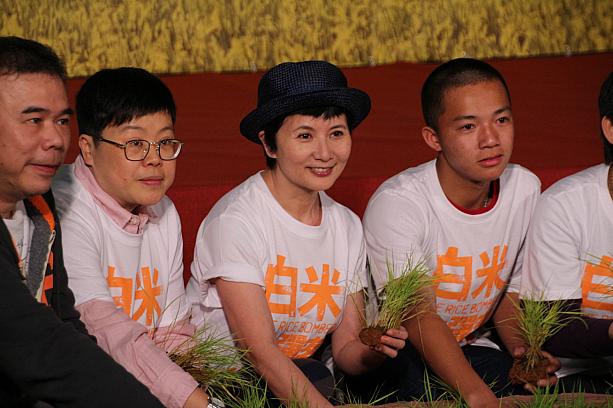 プロデュサーの李烈と葉如芬も出席、台湾映画界で制作に携わる人たちは女性も多いですね