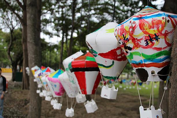 台東に行ってきました！今、台東では色んなところで熱気球が飾られていて、街全体で熱気球フェスティバルを盛り上げていましたよ～