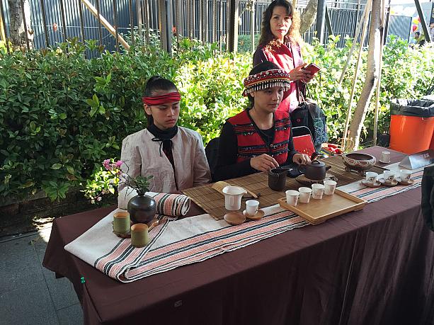 台湾原住民による茶道なども体験できました～
