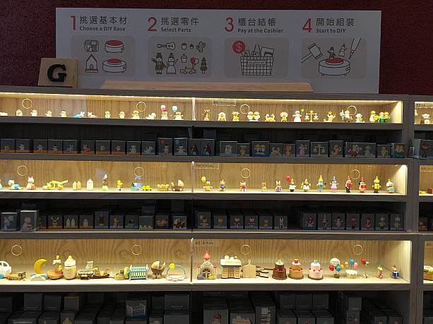 台北では誠品書店などで見かけるWooderful Lifeのオルゴールたち。