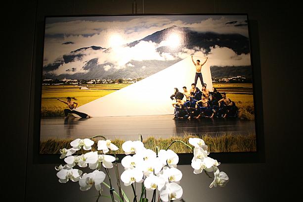 「雲門舞集」の館内にある「池上秋収」の写真