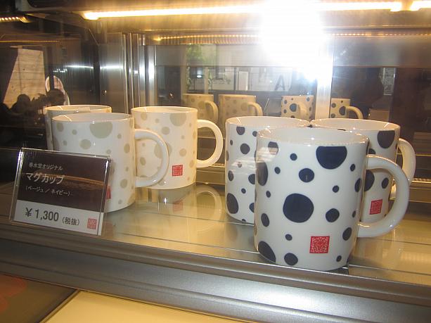 レジ横で春水堂オリジナル・マグカップを発見！　かわいい～！！　<br>こちらは日本限定発売だそうですよ。