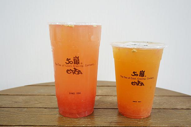 暑くなってきたら飲みたいのが、酸味のある飲み物系！　日本人スタッフは「鮮柚汁」（絞りたてグレープフルーツジュース）と「鮮柚綠」（絞りたてグレープフルーツジュース＋ジャスミンティー）を飲んでいました。個人的に半糖～微糖くらいの甘さが一番おいしいかなと思っています。