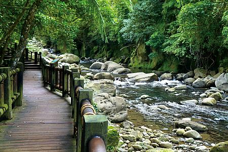観光客の方にはあまり知られていないスポット「蓬莱渓溪自然生態園区」