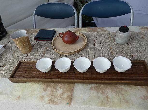 日本人に人気の茶芸館「紫藤盧」も初出店！　台湾茶葉の販売に加え、ステージ上で泡茶のデモンストレーションも行います。