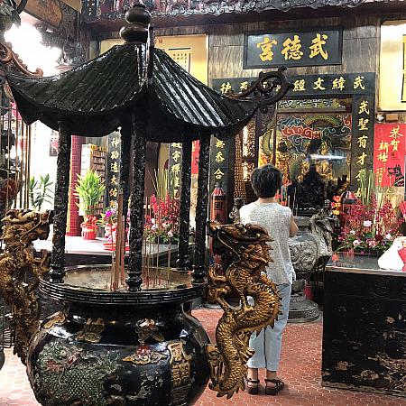 台湾らしくちゃんと廟もあり、朝から神聖な気持ちになります！