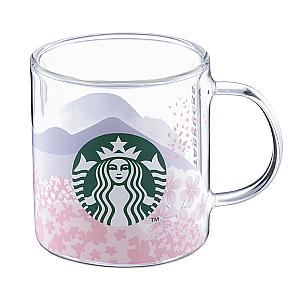 粉櫻花海雙層玻璃杯600元(500ml)