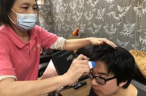 山桜恋足體養生屋<br>スタッフのマスク着用、入店時の体温測定、アルコールによる手の消毒