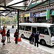 このバス停からは、各地へのアクセスが可能です。台北駅に行ける無料シャトルも有
