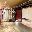 地下1階の日本料理レストラン「はや瀬」の前には、仙台の七夕祭りの飾りつけ！華麗な飾りつけを台湾で見られちゃいますよ～！(2022/8/31までの展示)