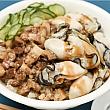 ナビいちおしレシピ「蚵仔魯肉飯(ゆで牡蠣のせルーローハン)」