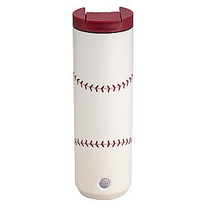 棒球縫線白不鏽鋼杯(473ml)$1,000