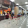 「臺北松山機場(台北松山空港)」は税関検査場を出て左側にありますよ！