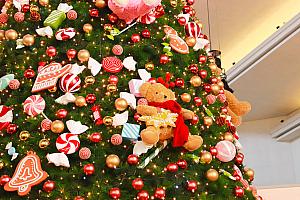 「クリスマス童話王国」をテーマに作られた空間は温かい雰囲気があって、ナビのお気に入り～！室内だから外が寒くたって雨が降っていたって、クリスマス気分を味わえるのが最高なのです。