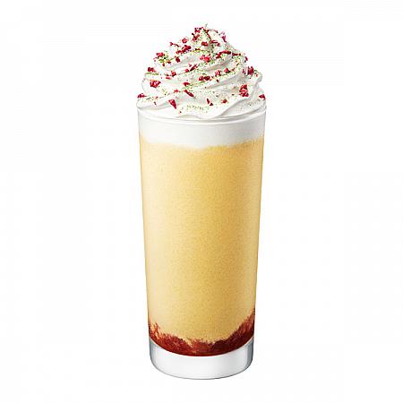 蜜桃百香奶霜星冰樂(Peach Passion Blossom Cream Frappuccino® Blended Beverage)Tall$150/Grande$170/Venti$190