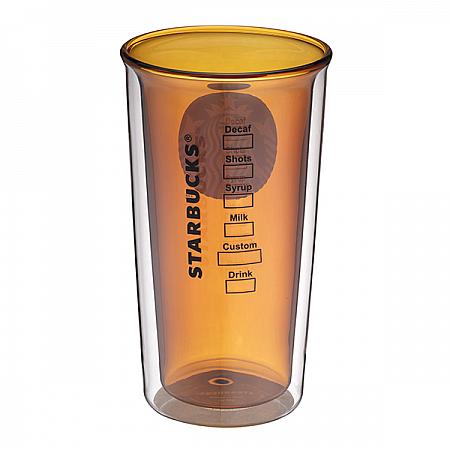 琥珀女神TOGO雙層玻璃杯(400ml)$650