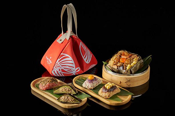 広東料理レストラン「珍珠坊」の広東式ちまきセット「廣式福粽禮盒」