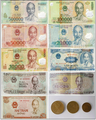 ■ベトナムの通貨、ホーチミンの両替事情