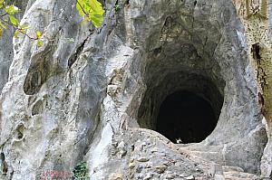 洞窟の内部も探索できます