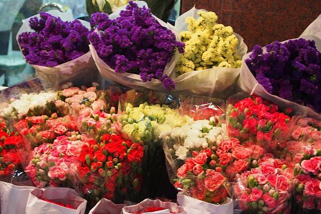 パーククローン花市場 Pak Klong Market バンコクナビ