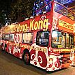 【香港名物】オープントップバス・ナイトドライブ～２階席からの夜景観賞 <br>≪日本語ガイド付き≫
