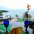 ロイヤルクリフビーチホテル　インド料理「マハラニ」からの眺め
