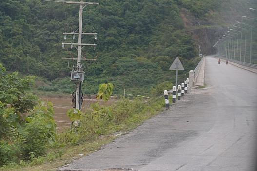 メコン川の橋。