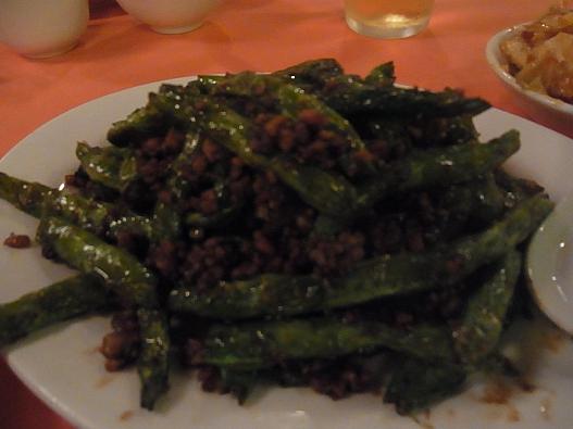 四季豆(インゲン豆)の炒め物