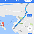 黄竹坑駅からJumbo Floating RestaurantまでのGoogleマップ