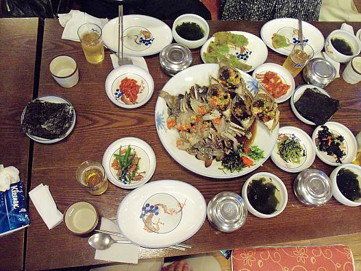 定食４人分です