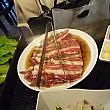 薄切り牛肉。すぐ焼けます。
