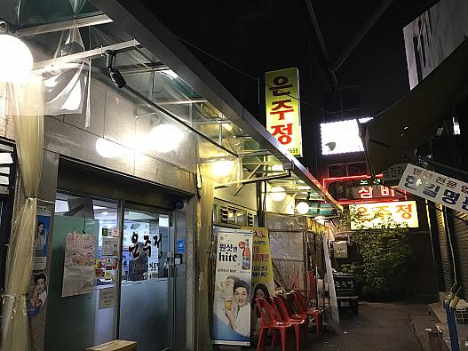路地の突き当たりです。