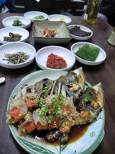眞味食堂
この他にも蟹入りテンジャンチゲとふっくら卵が付きボリューム満点！！