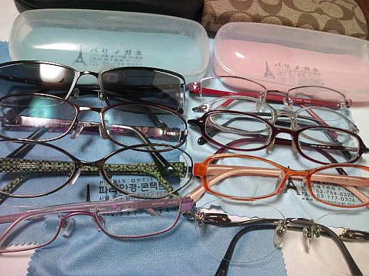 私が買っためがねの一部です。
