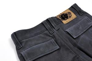 革カーゴパンツパックポケット