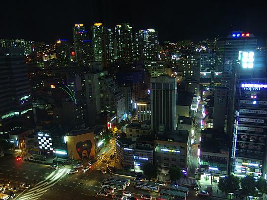ホテルからみた夜景