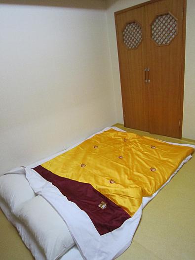 オンドル部屋のふとん