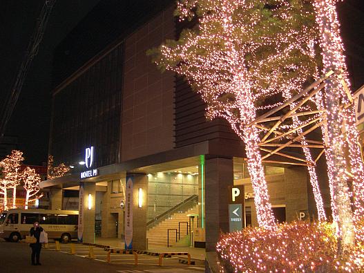 ホテル前のイルミネーション☆