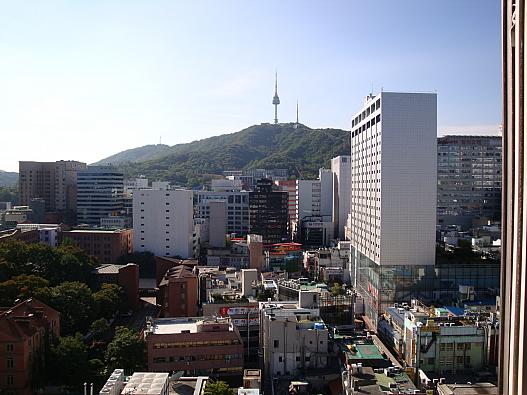 休憩室から