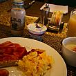 ２０階ラウンジの朝食（バイキング）