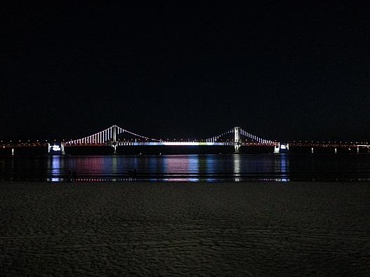 広安大橋の点灯式